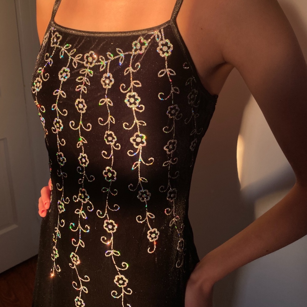 Black Velour Dress